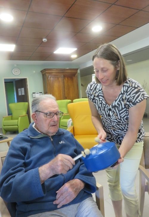 tambour océan et kalimba en séance